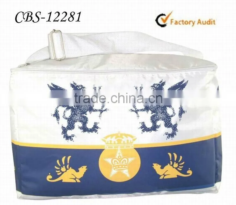 2013 Cooler bag blue lunch bag with bottle holder