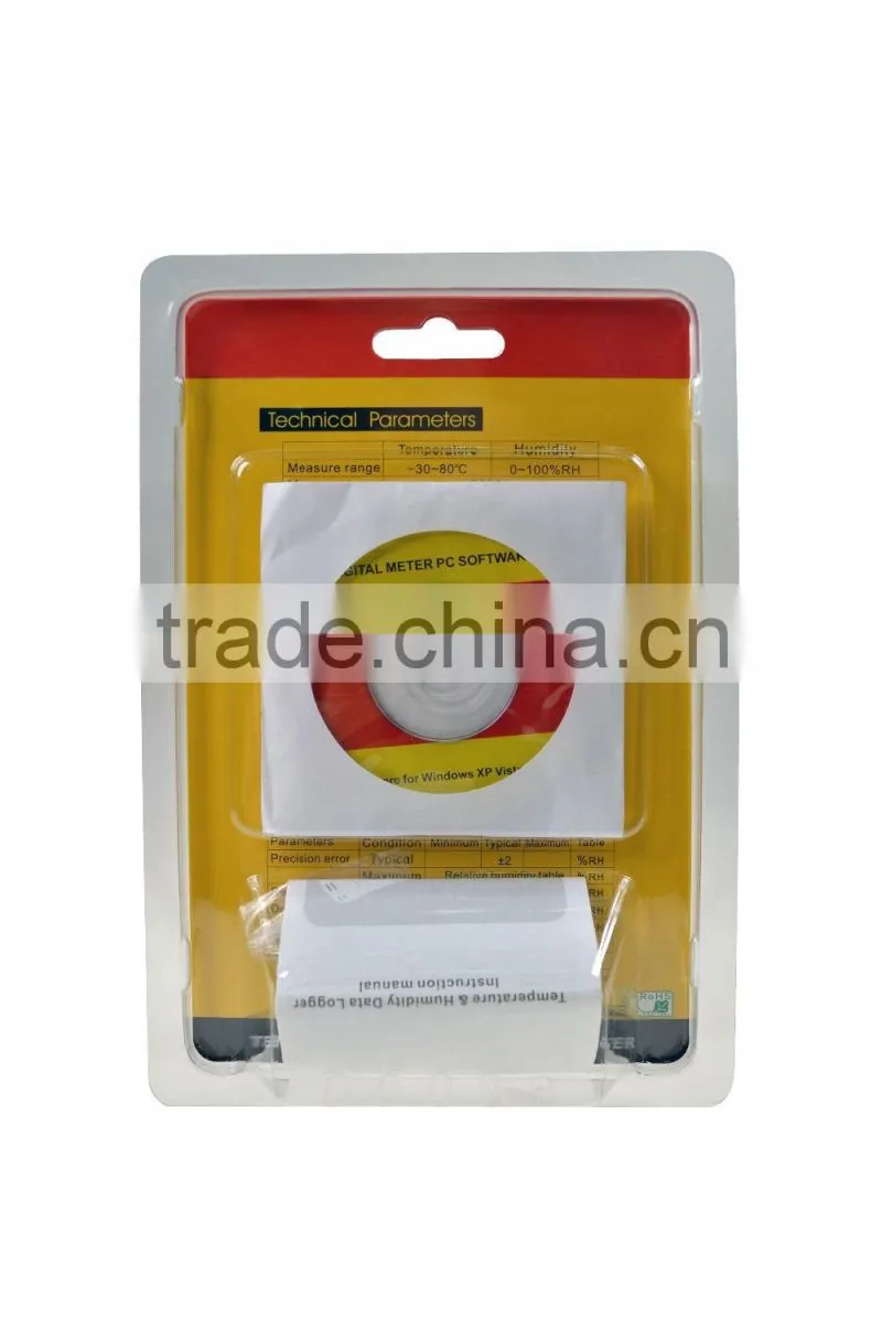 digital usb thermometer hygrometer temperature recorder industrial USB data logger
