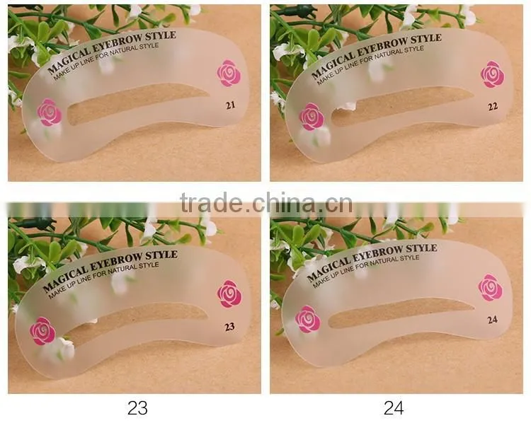 2016 magical makeup tool 24 kinds eyebrow shaping tool