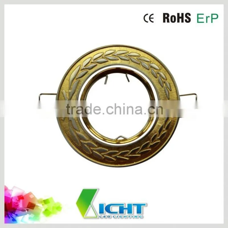Zinc Alloy led downlight housing ring ceiling lamp accessory