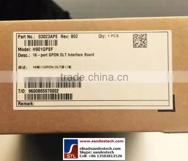 Huawei GPSF H901GPSF 03023APE 16-port GPON OLT Interface Board for Huawei MA5600T MA5603T MA5680T MA5683T MA5608T Huawei OLT