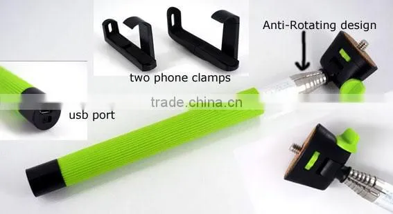 KJstar Wireless Monopod with bluetooth handheld selfie stick Z07-5.