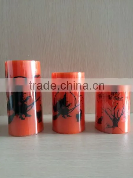 Wax Flameless LED Candles - Halloween