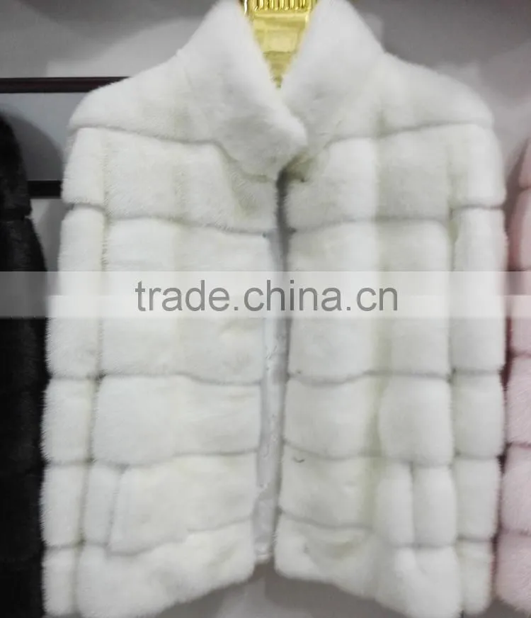 Fashion design ladies mink fur coat /mink fur jacket