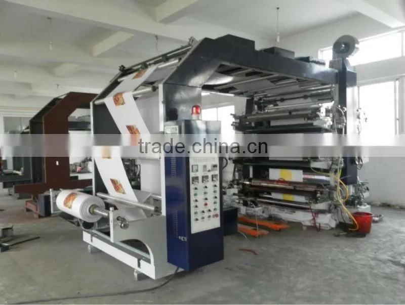 YT-41000 Four Color Flexographic Printing Machine: