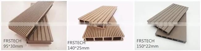 Hot Sell Traditional wpc crack-resistant decking