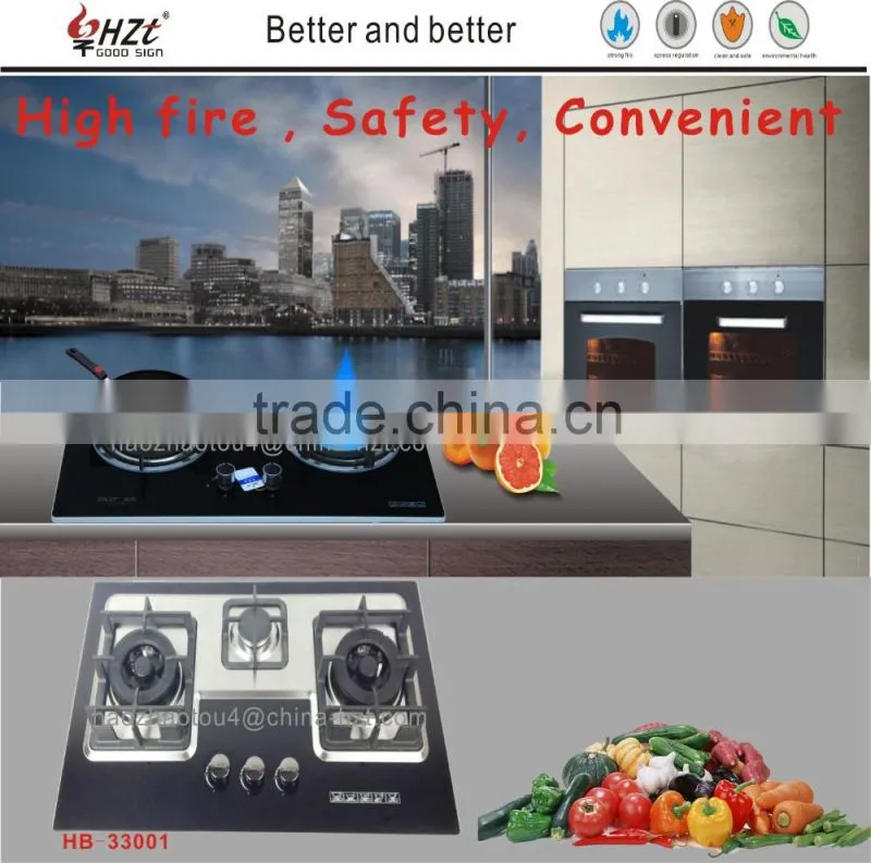 hot selling 3 burners commercial portable gas stove burner