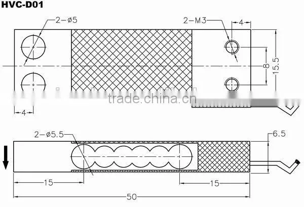 100kg load cells sensor,parallel beam load cell, load cell with good sale