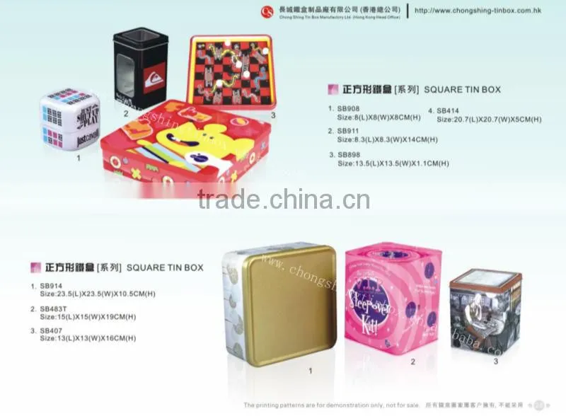 CD tin case DVD tin can