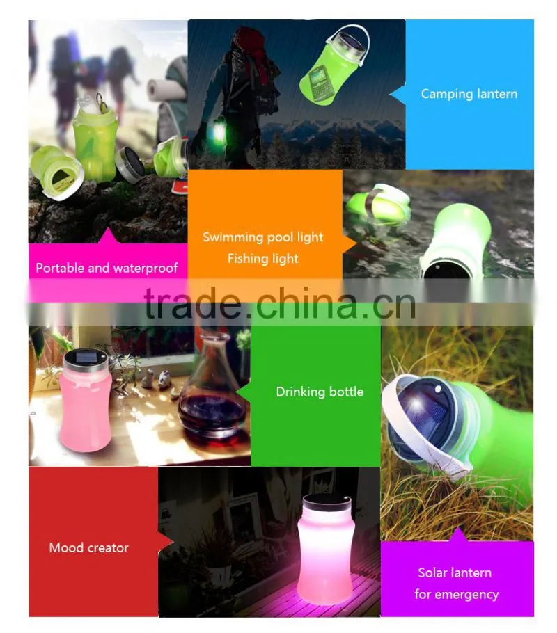 Emergency Premiumed Silicone Solar Lantern Waterproof Lantern