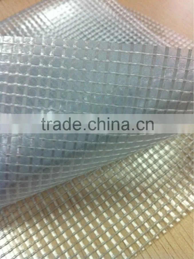 pvc transparent mesh fabric