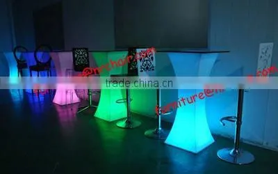Shanghai night club bar acrylic led illuminated mood curve high poseur