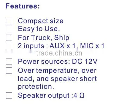 pa car amplifier professional manufacturer