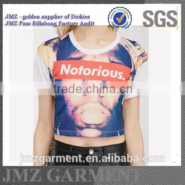 fashion printed black unisex tshirt