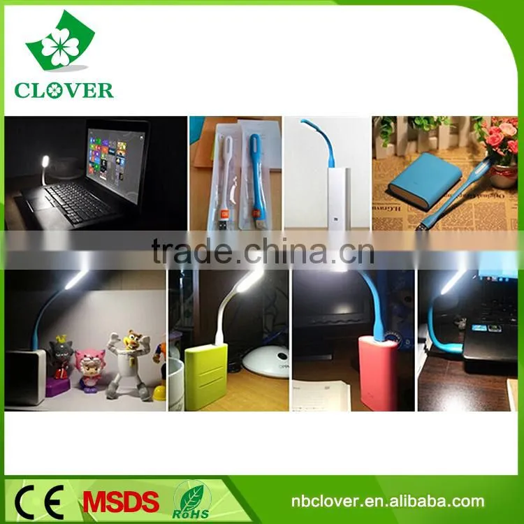 6 LED 220MA rubber led work light mini usb led light
