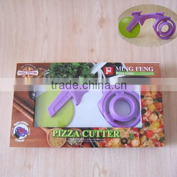 2014 hot sale & hot sale promotinal pizza cutter with color box