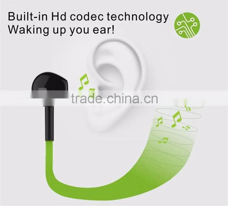 Sport Bluetooth earphone,Microphone,Noise Cancelling Function and In-Ear Style cheap wireless stereo bluetooth headset