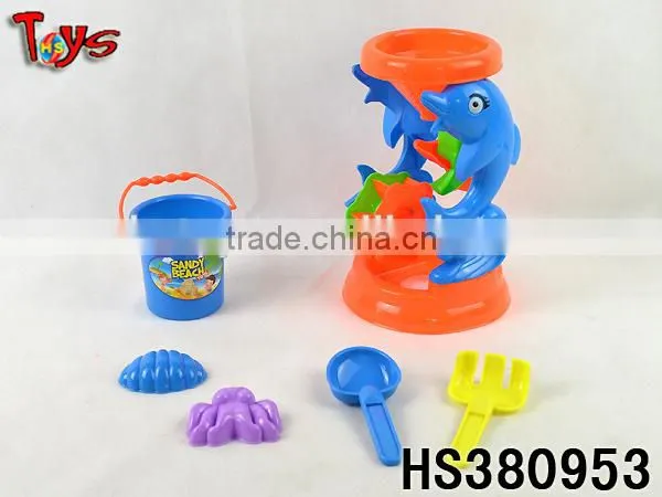 5PCS outdoor game mini sand castle molds toy cartoon car