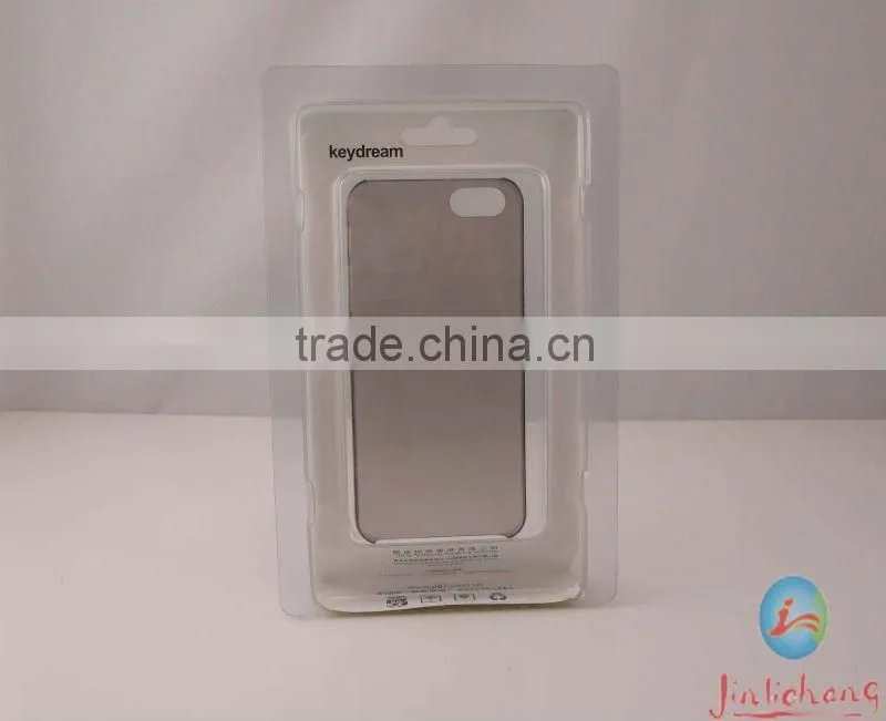 Hard Plastic clamshells with inner cardboard Packaging for iphone 5 case