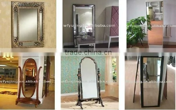 free sample standing silver mirror ,full length dressing mirror type