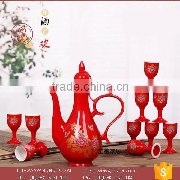 Antiquing Home Decoration Wine Container , Wine Set