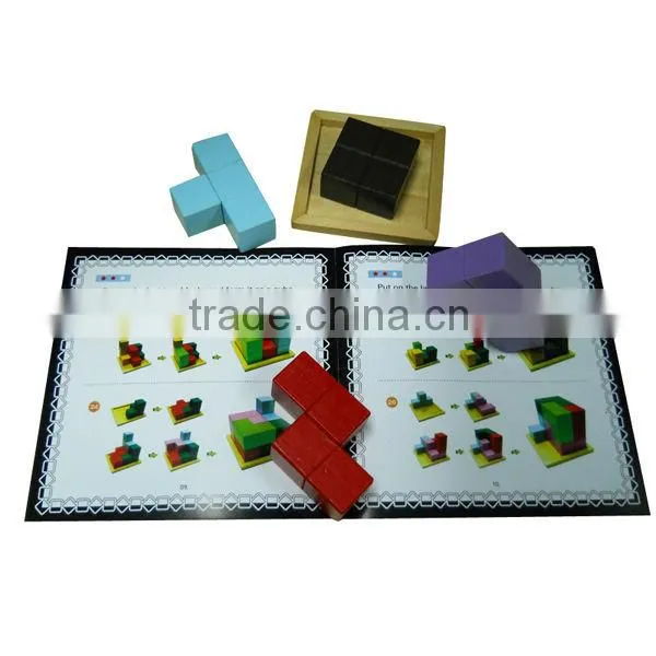 Wooden toy turning block
