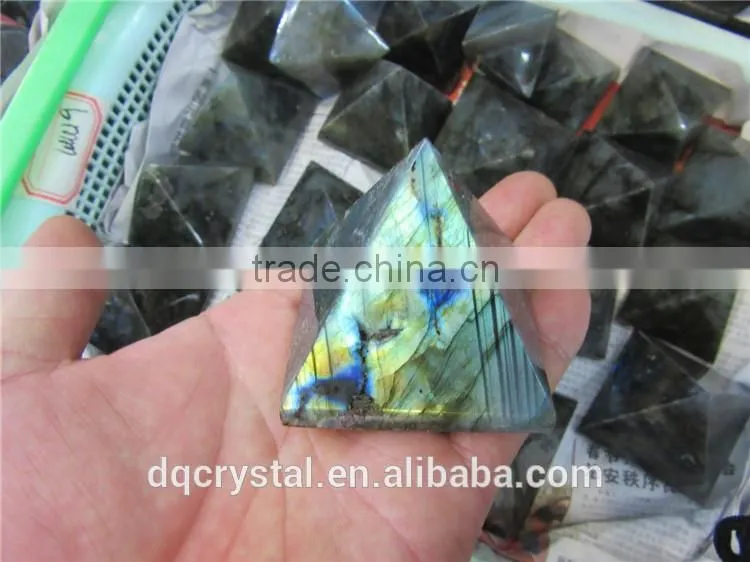 Natural rock stone labradorite stone egypt crystal singing pyramids