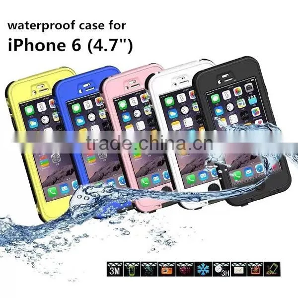 Waterproof Phone Cases for Apple iPhone 6 6S 4.7 Inch With Home Button