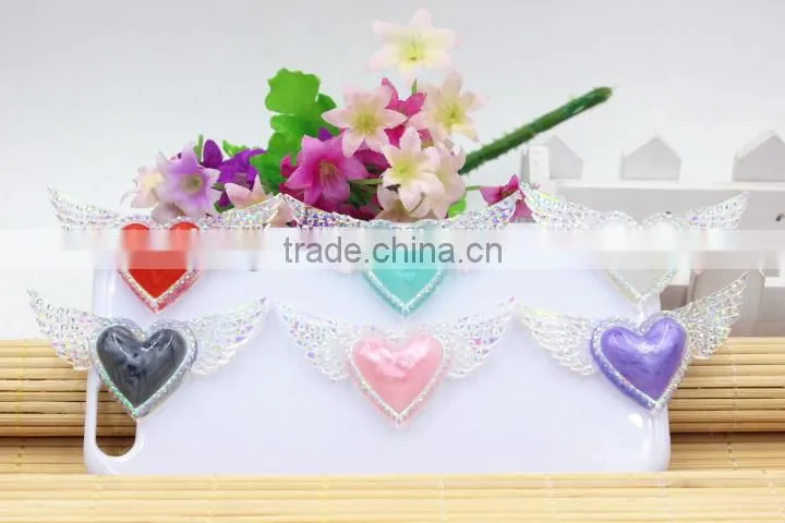 flatback resin shining butterflies for hair resin cabochons rein crafts for kids hair phone accessaries