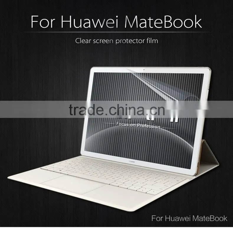 New Arrival High Clear 6H 0.05MM PET Screen Water Proof Protective Film For Huawei Matebook Tablet Front Screen Film