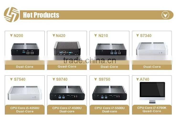 cheap fanless pc portable oem computer