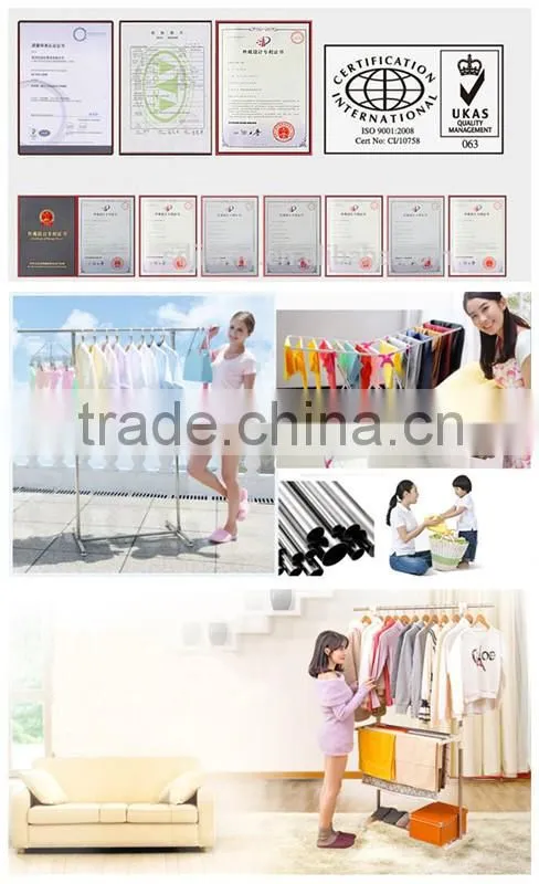 Indoor and outdoor Simple X-type auto clothes rack/aluminum x shaped drying rack for clothes in good price