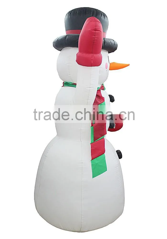 Commercial Plaza 2.4m Large inflatable snowman xmas decoration