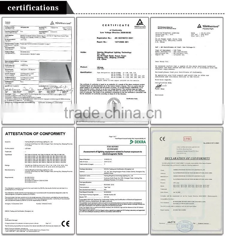 high quality energy saving T5 led tube light ce rohs SMD 2835 1200mm T5 led tube lamp