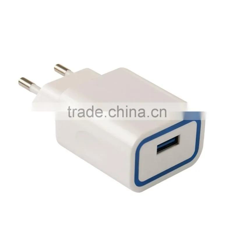HUNDA Quick Charge 3.0 Wall Charger with EU Plug for Samsung S7/S6/Edge, LG G4, Moto X, Blackberry Priv, Xiaomi 5