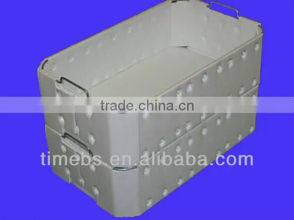 Corrugated plastic fruit tray