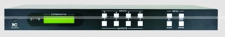 Pro HDBaseT 4k matrix switcher 4X4 input