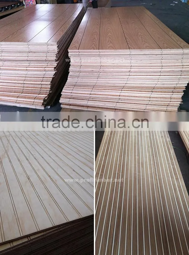 U Grooved Plywood, Tongue and Groove Siding, Slotted Plywood Cutting