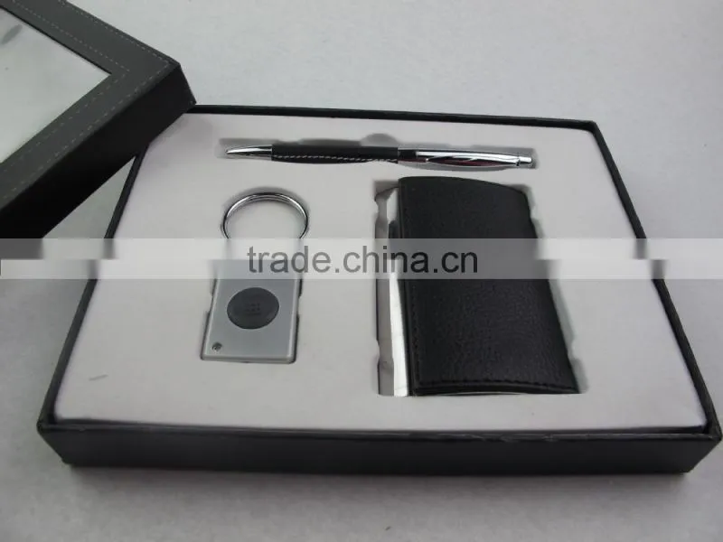 gifts card case keychain metal ball-point pen sets TS-p00413