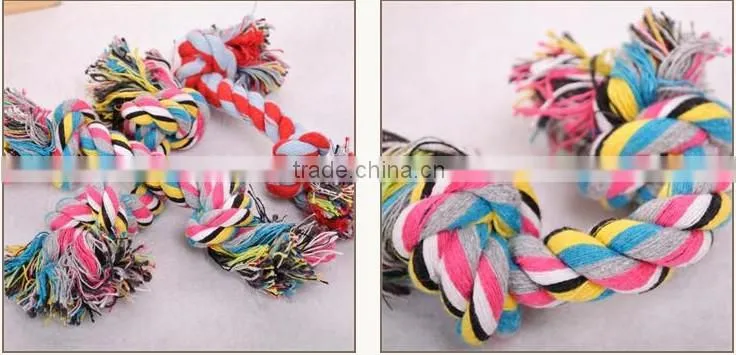 Dog Rope Toy Knots Rope Dog Toy Puppy Pet Chew Durable Toys