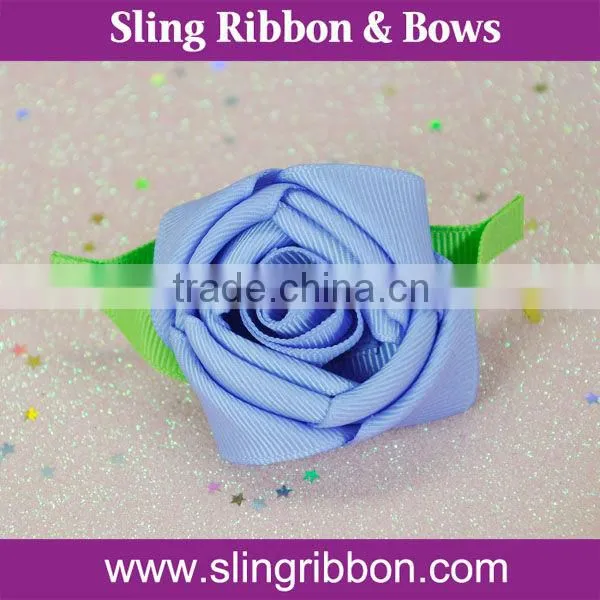 Wholesale New Arrival Grosgrain Ribbon Flowers For Garment Accessories