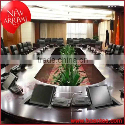 Computer LCD Monitor Flip Up Equipment for Audio Video Conference Solution