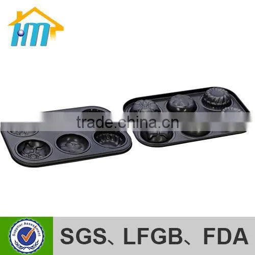 carbon steel silicone muffin pan