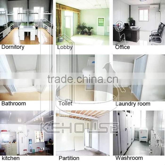 low cost prefab duplex house china manufactor