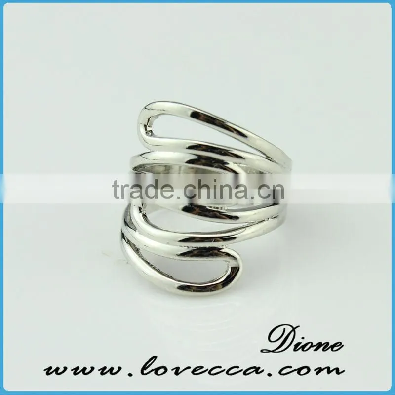 Size 7,8,9 Jewelry New Woman's White Gold zircon crystal Filled Ring Gift
