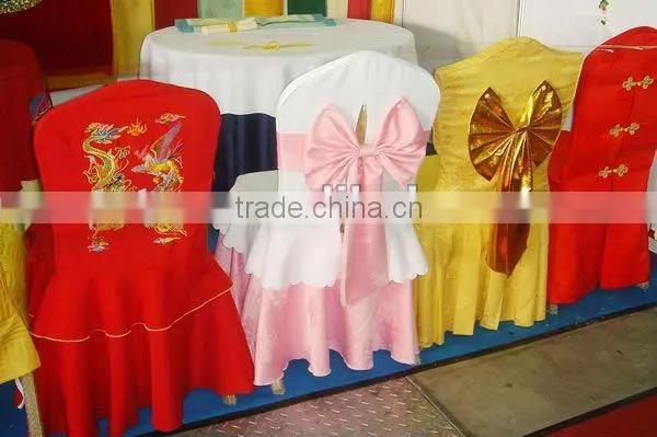 New Products 10 years experience Floor Length white spandex chair covers