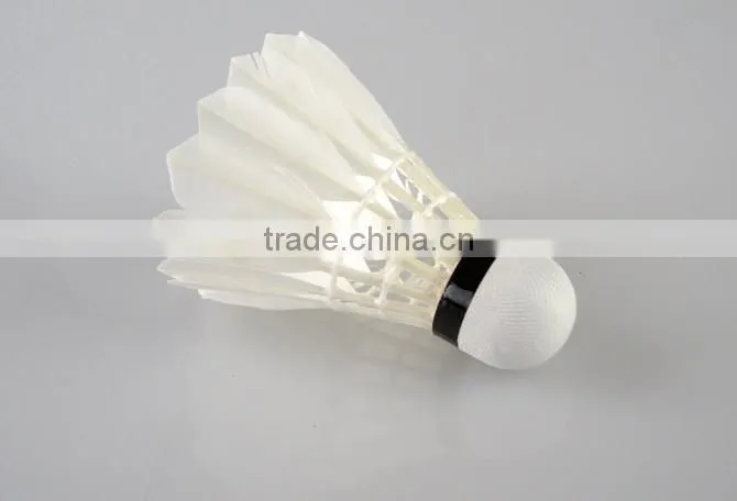 High Quality Class A Duck Feather 12pcs/Barrel Badminton Ball White Teal Feather Sport Game Training Badminton