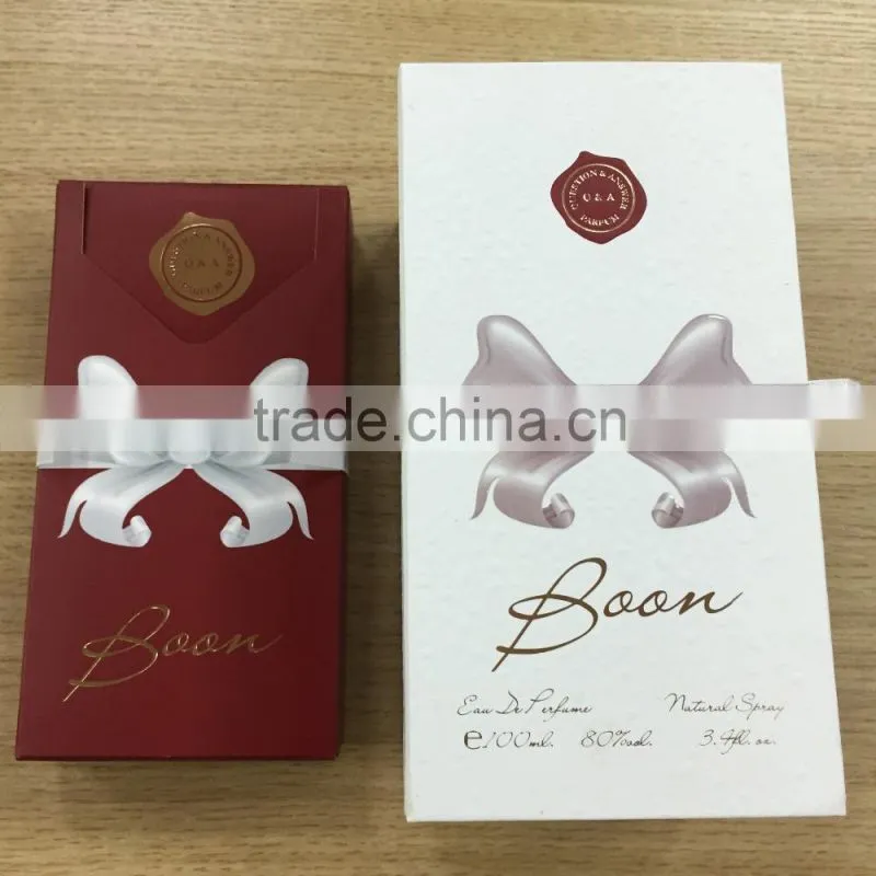 Perfume Packaging Cardboard Paper Gift Perfume Box With Logo Printed