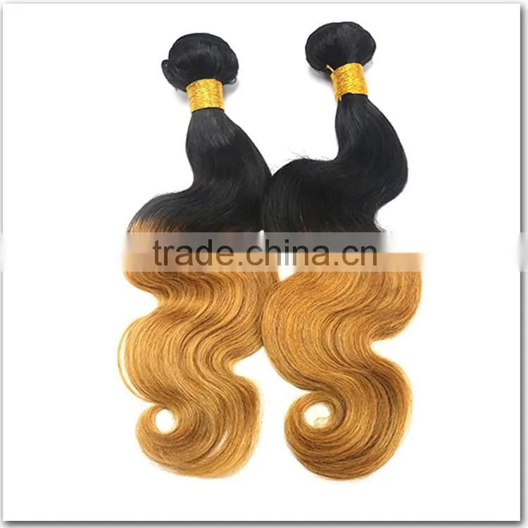 Ombre Hair Weaves Brazilian Virgin Hair Extension Ombre Remy Hair Weaves Bundles