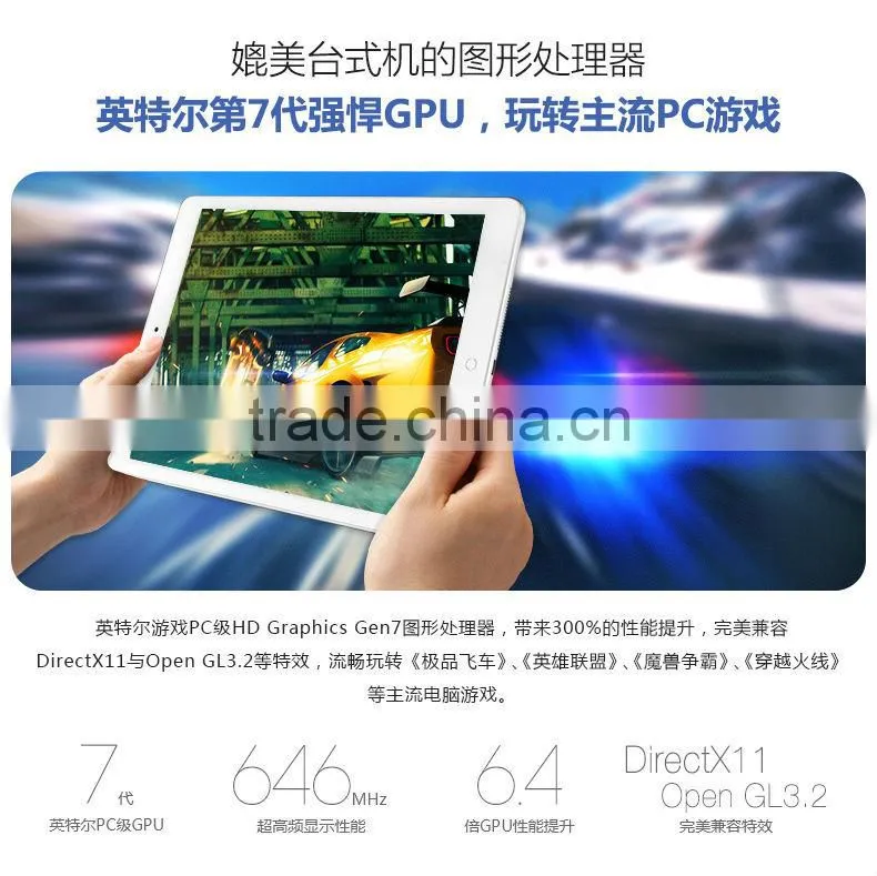Wholesale New 9.7" Win 8.1+Android 4.4 Dual OS Intel Z3736F Quad Core 2048*1536P ONDA V919 3G Phone Call Tablet PC